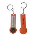 Key Chain w/ Thermometer & Compass